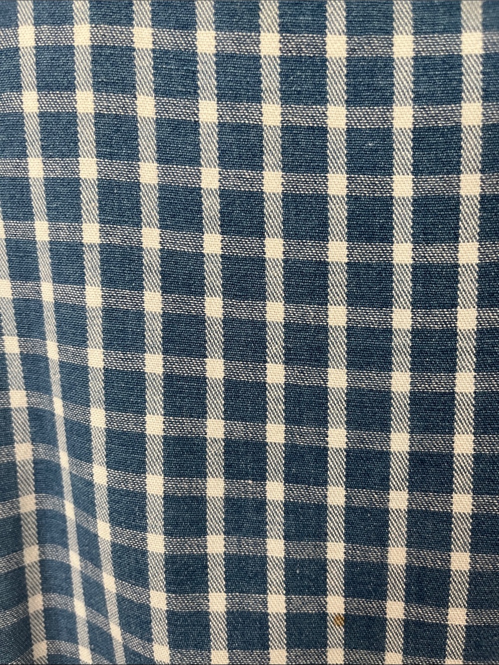 Denim Yoke Blue Plaid Maxi Dress - Studio Ease - Picture 6 of 6